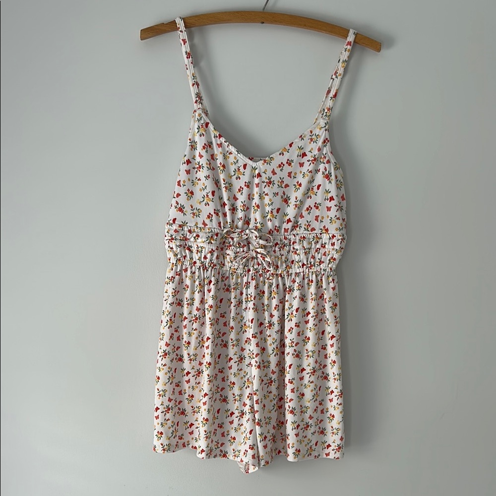Floral Print Romper